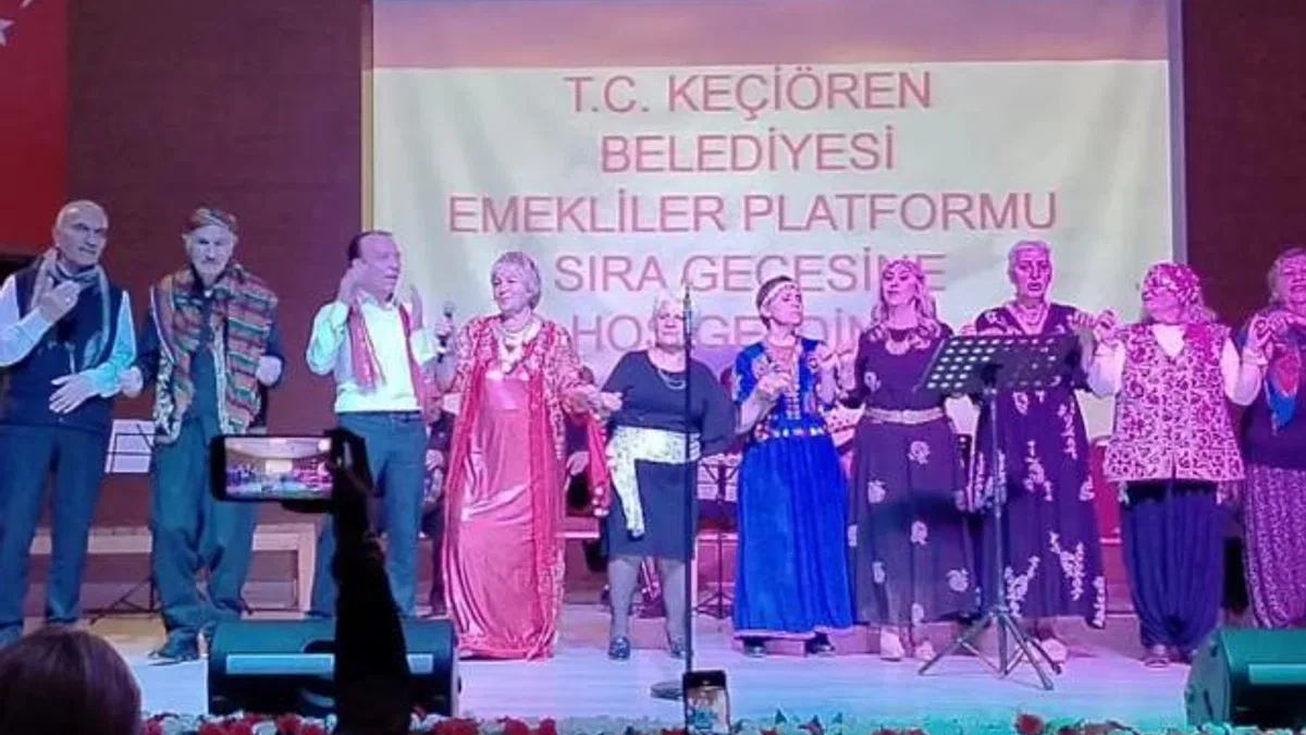 Ankara Keçiören’de emeklilerin ‘sıra’ coşkusu