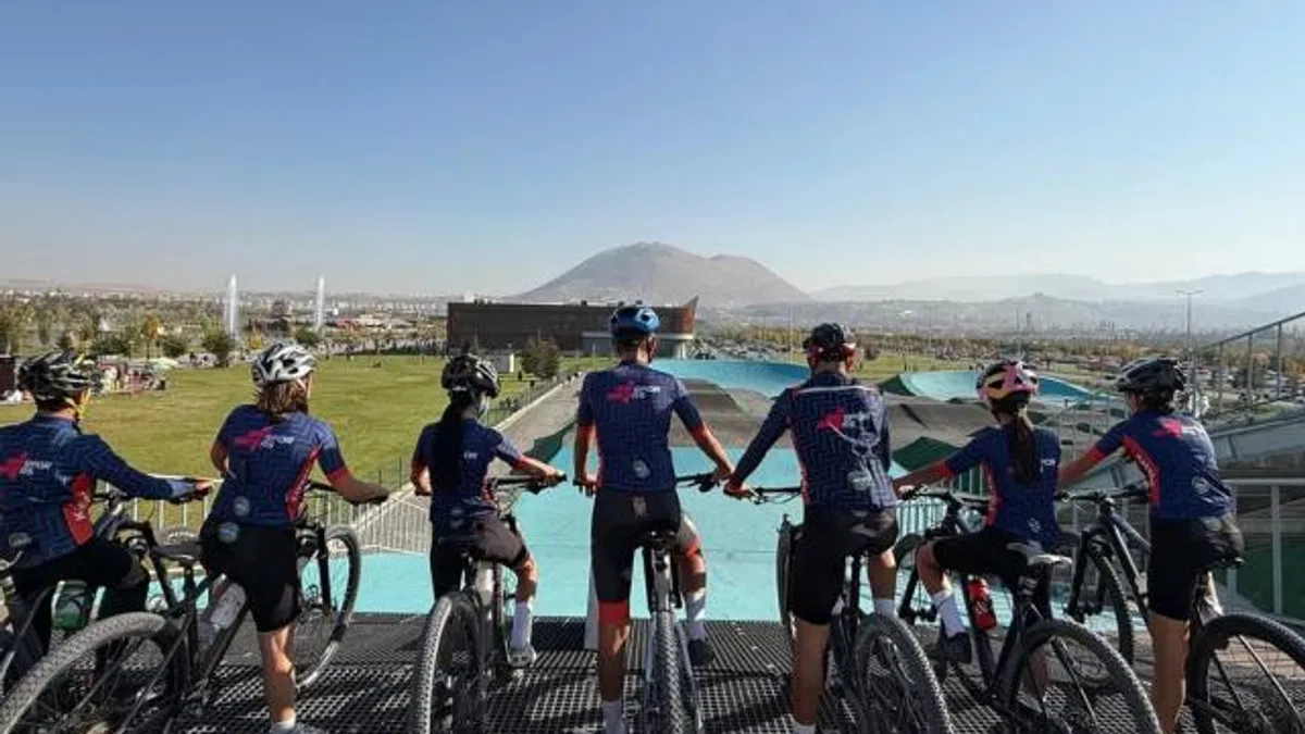 Kayseri’de BMX parkuruna gençlerden büyük ilgi
