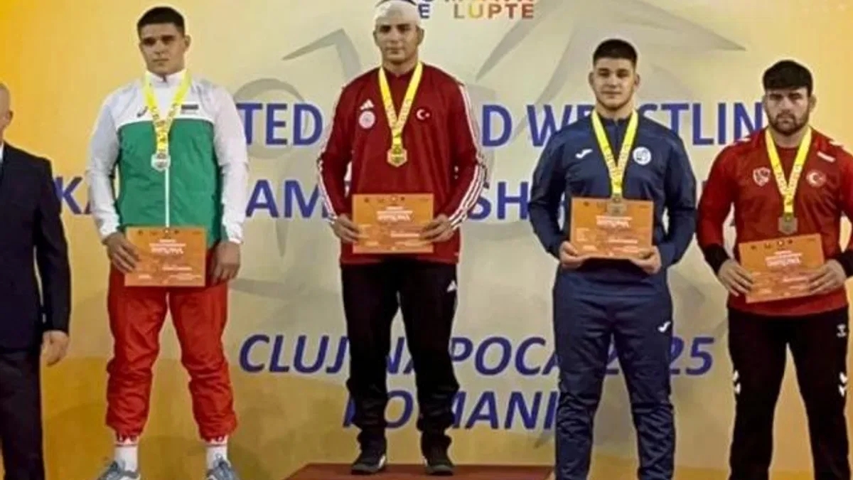 Gebzeli güreşçiler Balkan Şampiyonası’ndan madalyalarla döndü