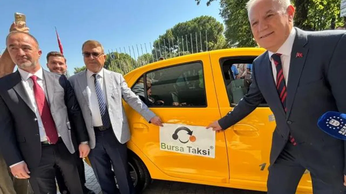 Bursa’da taksi sektöründe dijital hamle… ‘Bursa Taksi’ uygulaması tanıtıldı
