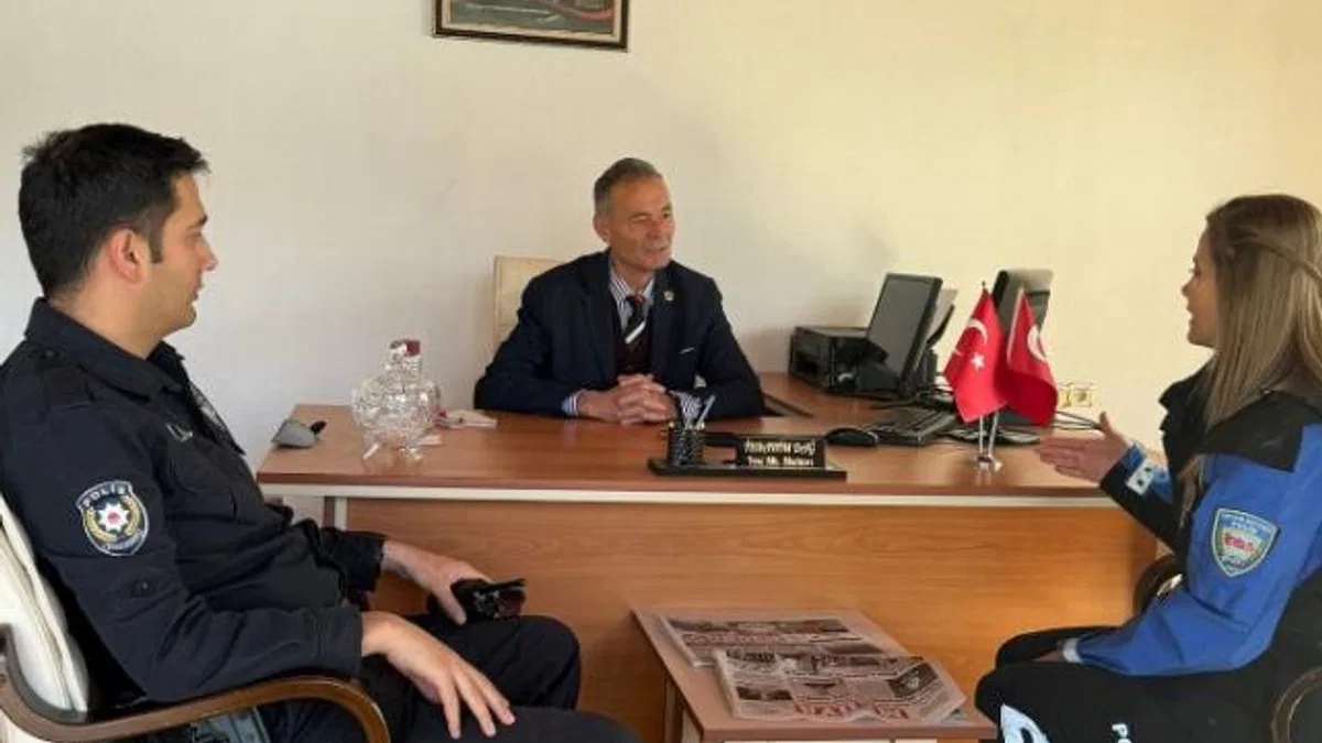 Emniyetten Keşanlı muhtarlara hayırlı olsun ziyareti