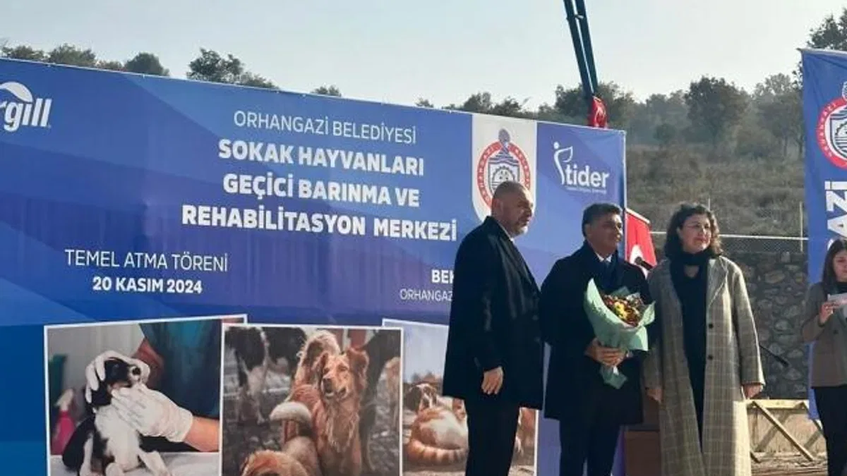 Bursa Orhangazi’de ‘Sokak Hayvanları Rehabilitasyonu’ için temel atıldı