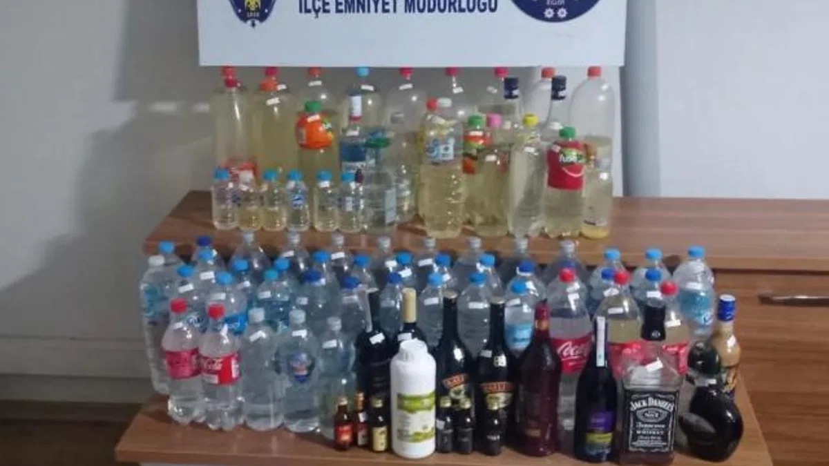 Mudanya’da bisikletli kaçak alkol satışına gözaltı