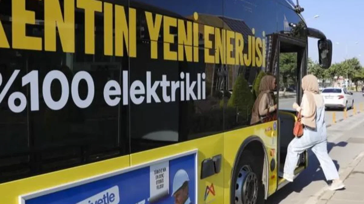 Mersin’de toplu taşımaya elektrikli dokunuş