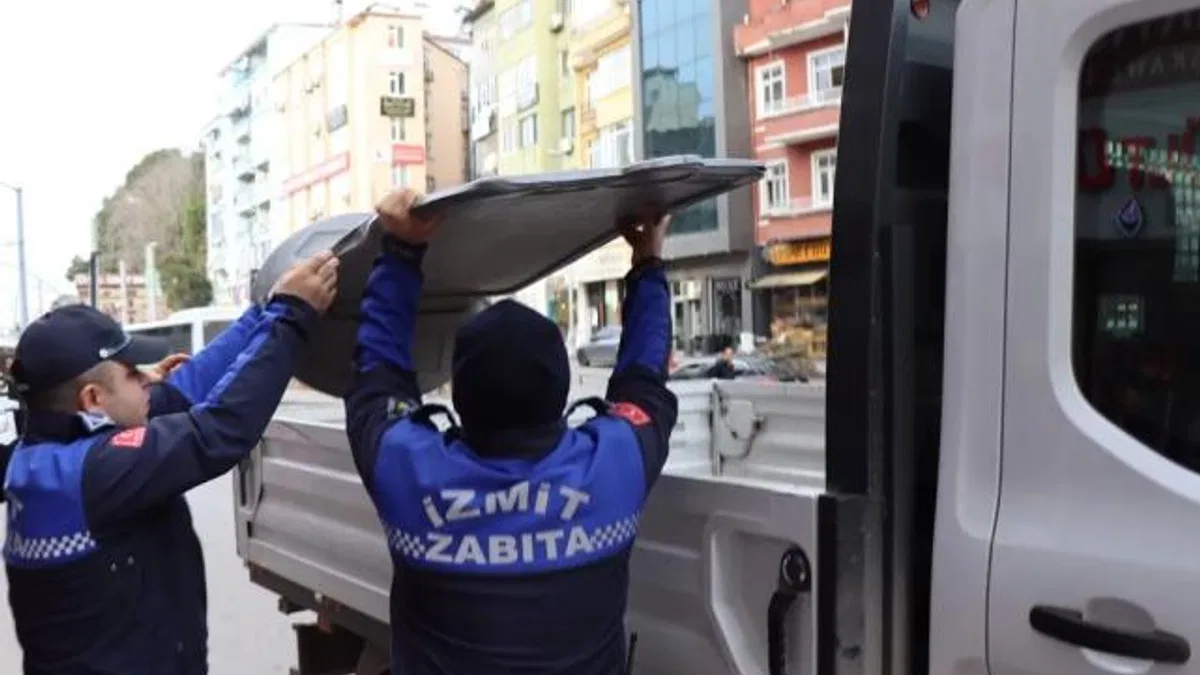 İzmit’te kamu alanı işgallerine sıkı denetim