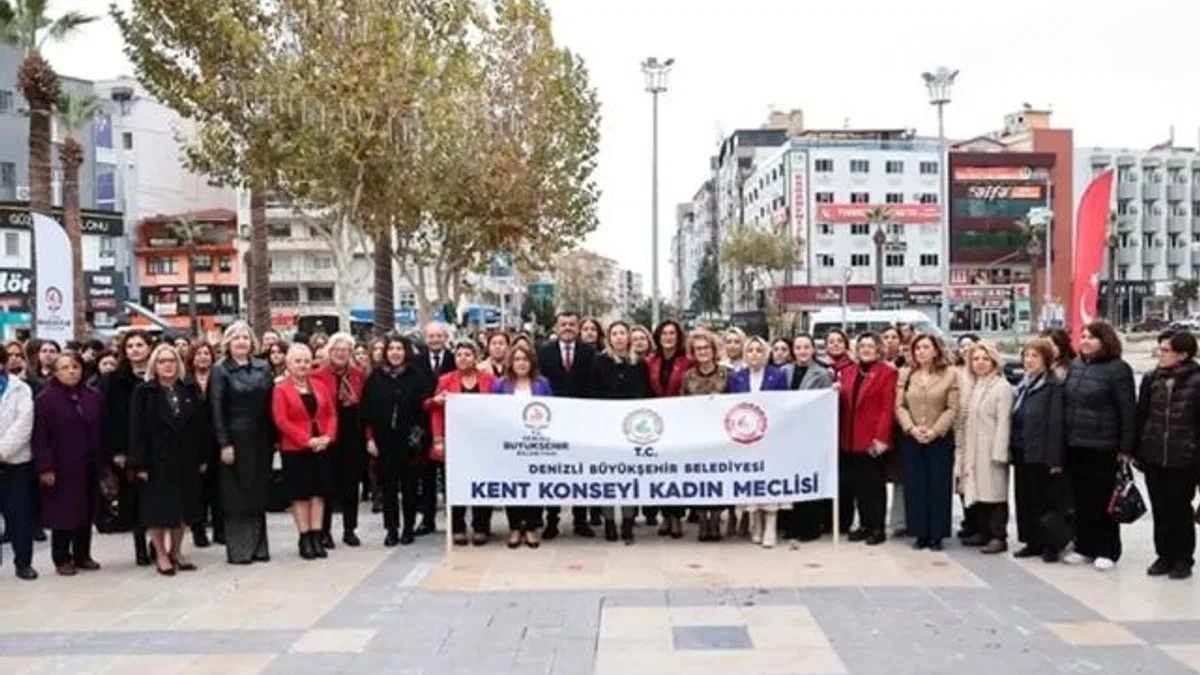 Denizli Kadın Meclisi’nden Dünya Kadın Hakları Günü’nde anlamlı buluşma