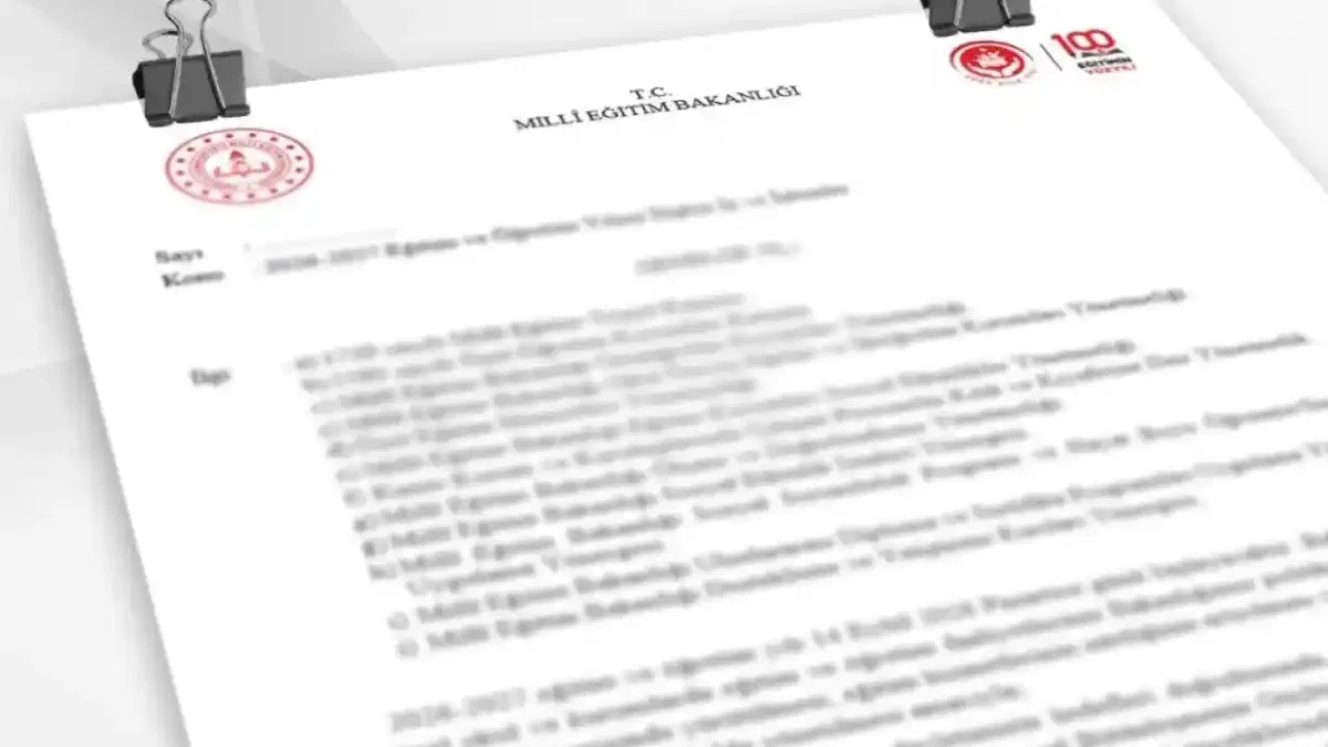 Eğitimde yeni dönem yol haritası netleşti… Genelge illere gönderildi