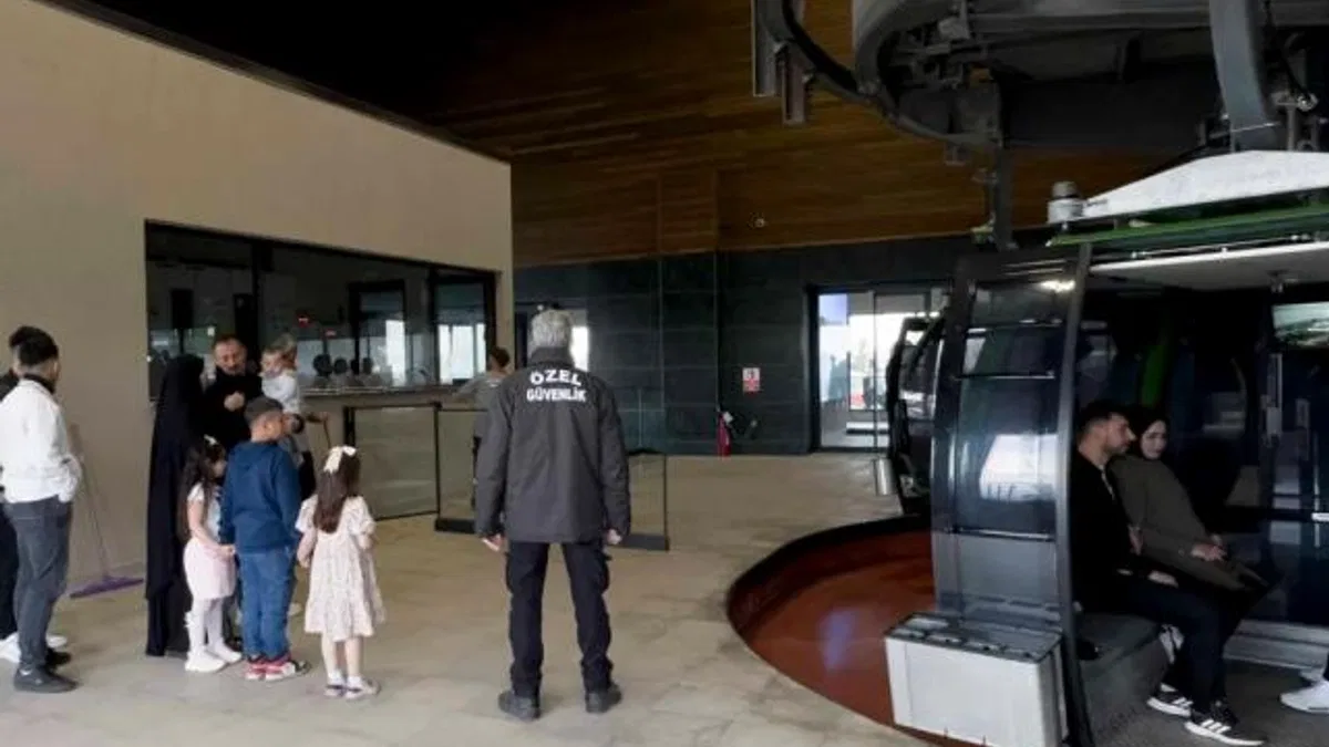Kartepe Teleferik bayram tatilinde yoğun ilgi gördü