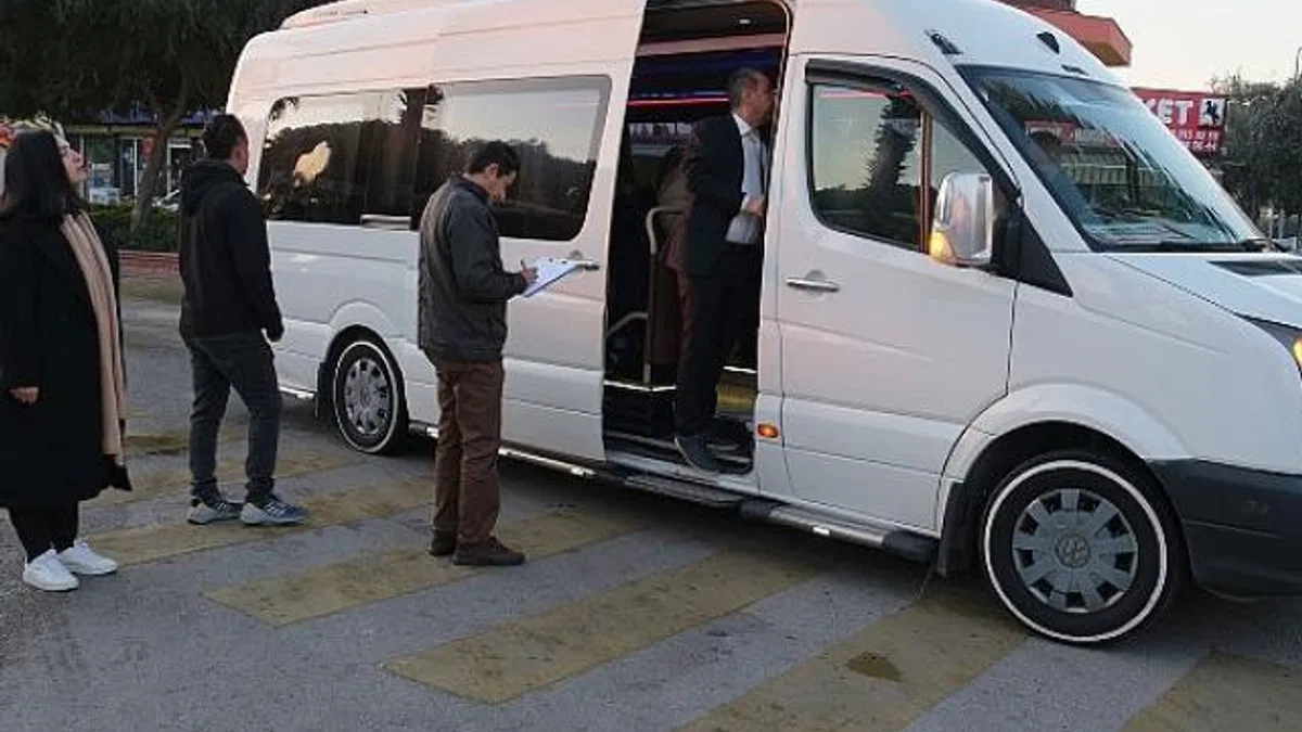 Kemer Belediyesi’nden servis denetimleri
