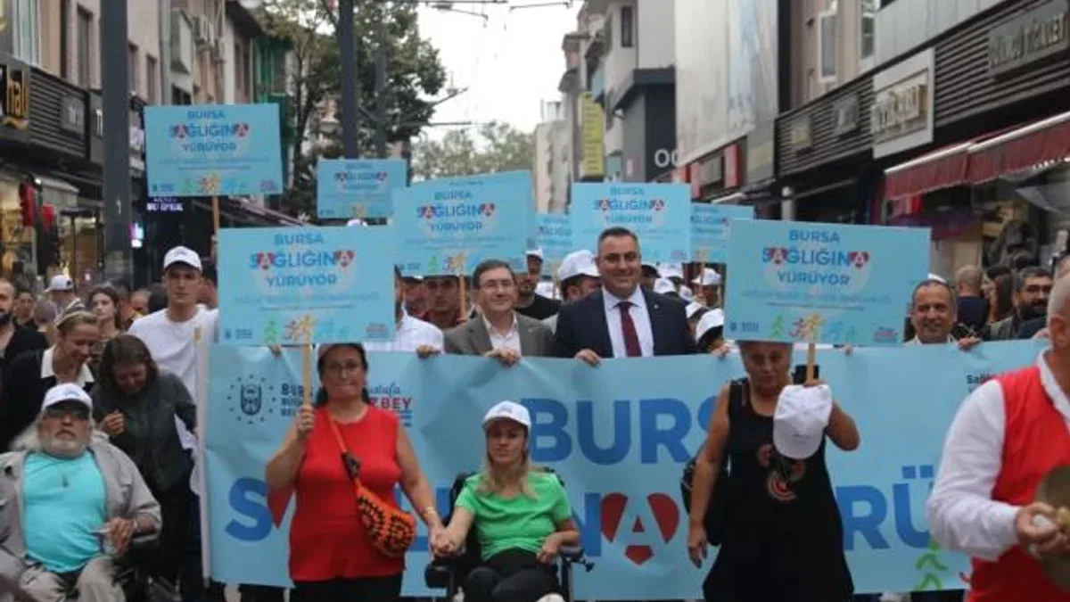 Bursalılar sağlığa yürüdü
