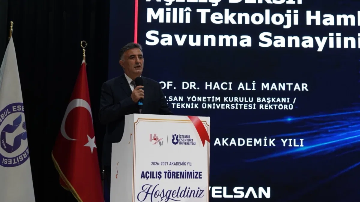 GTÜ Rektörü Mantar, Esenyurt’ta ders verdi
