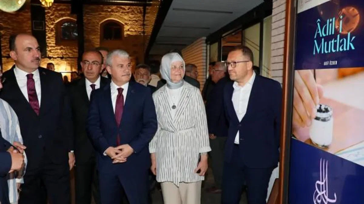 Adaletin hat sanatıyla buluştuğu sergi Konya’da