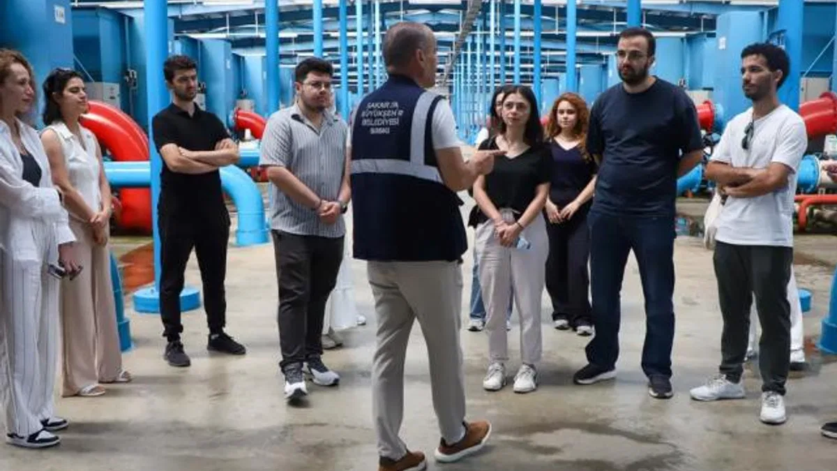 Geleceğin doktorlarından Sakarya’nın su kalitesine yerinde gözlem