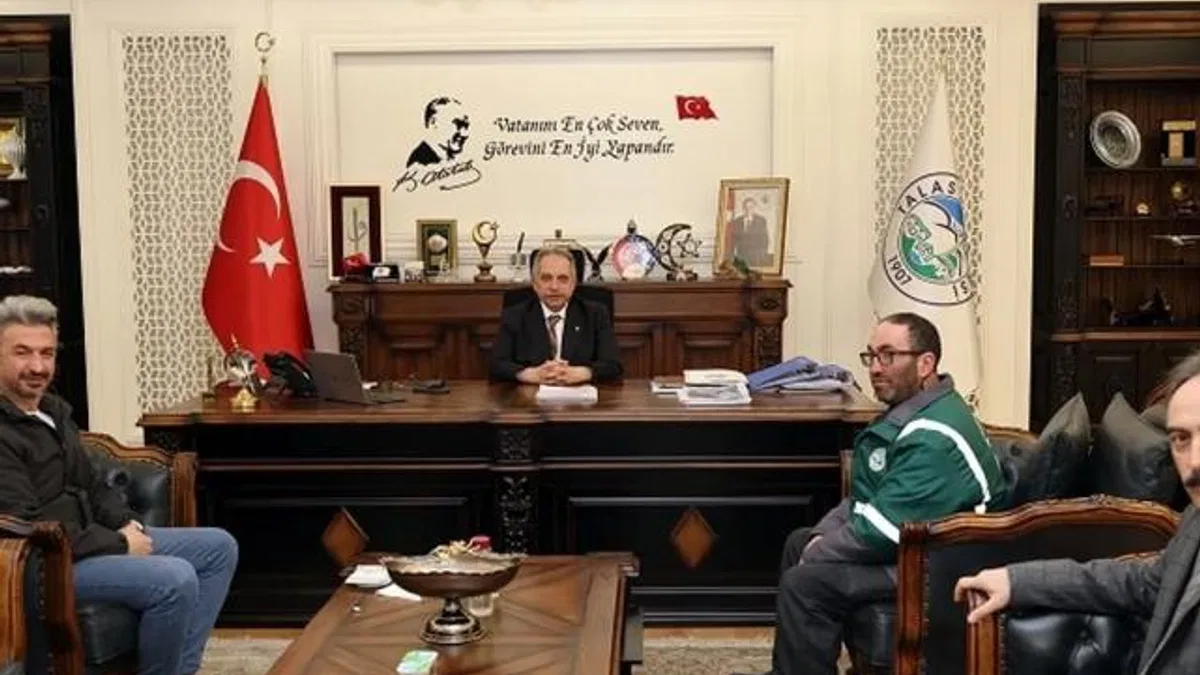 Kayseri Talas’tan örnek davranışa takdir