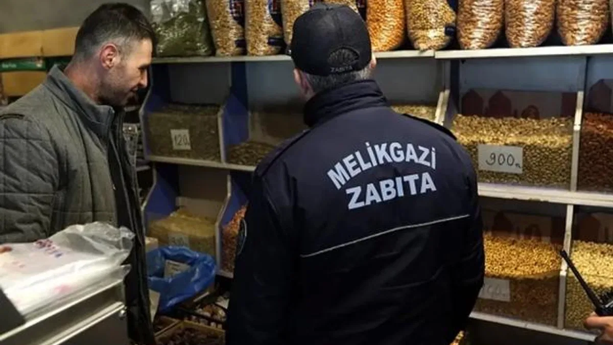 Kayseri Melikgazi zabıtasından bayram öncesi sıkı denetim