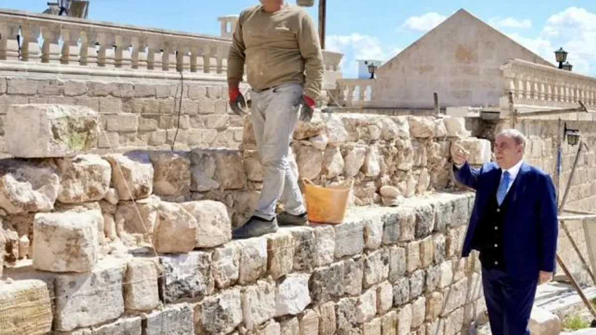 Midyat’ta tarihi doku ‘katori’ taşıyla hayat buluyor