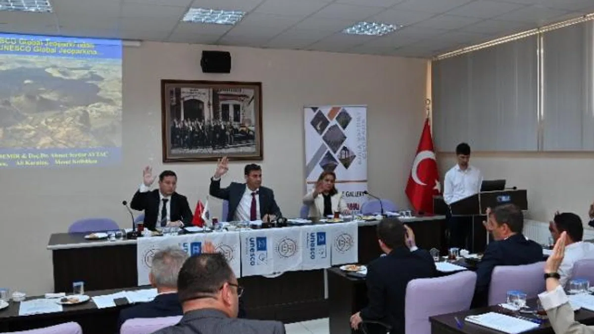 Jeopark Belediyeler Birliği Meclisi’nde ilk toplantı
