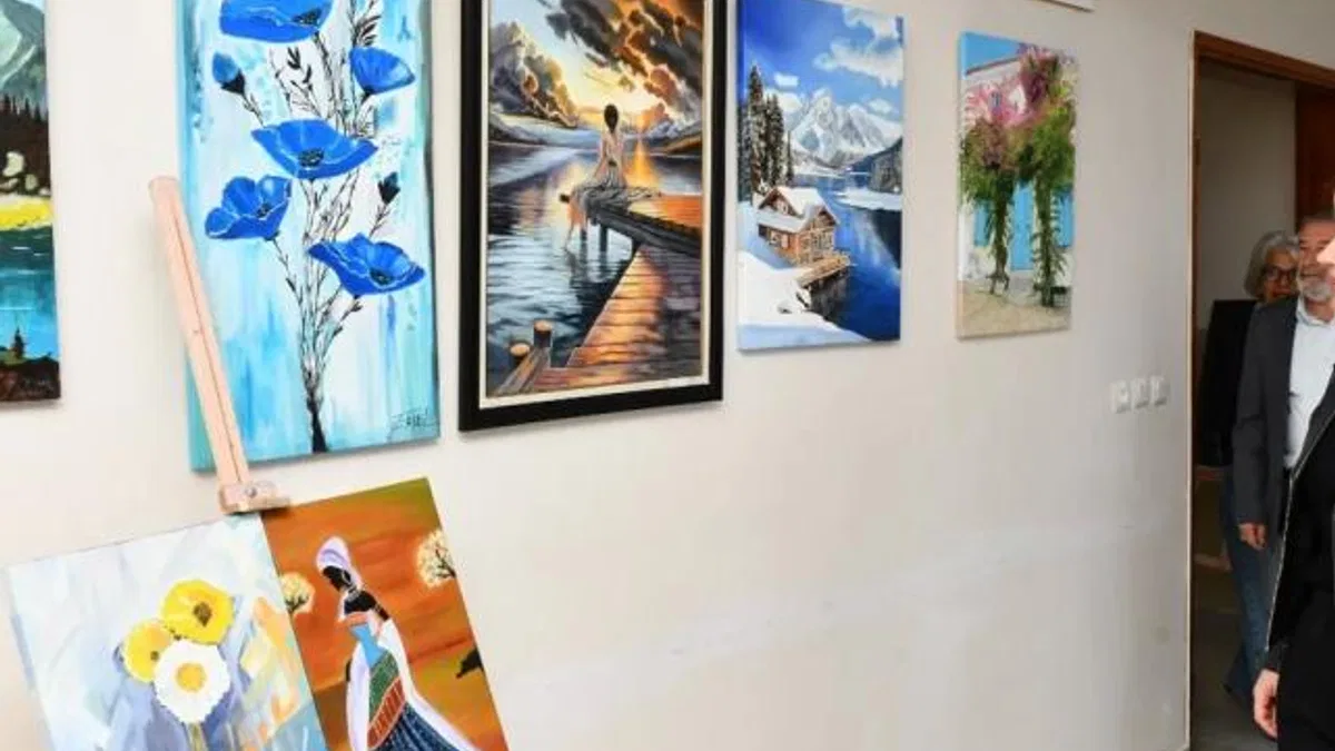 Kaklıç Sanat Akademisi’nin yıl sonu sergisi büyük ilgi gördü