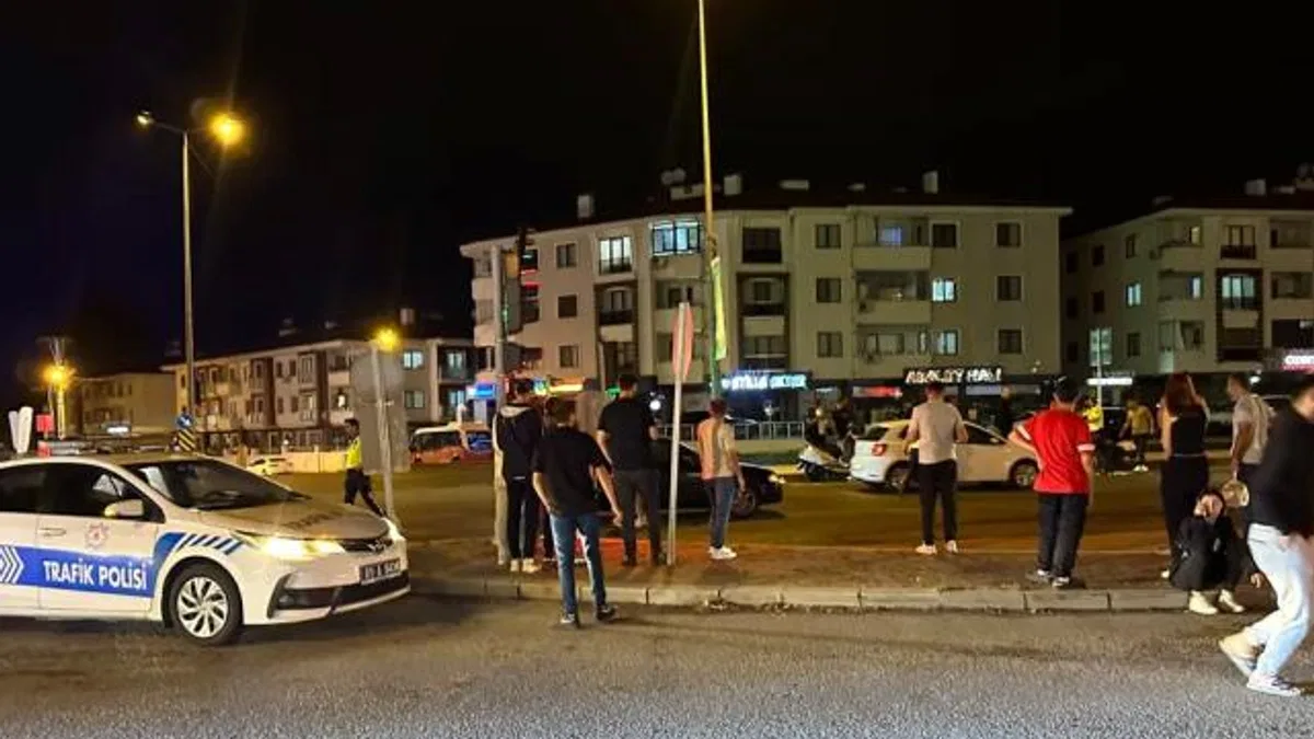 Düzce’de zincirleme kaza 2 yaralı