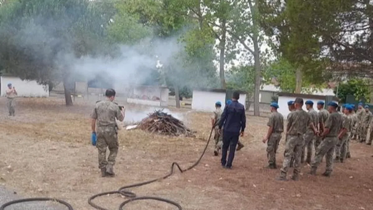 KOBİTEM’in yangın eğitimleri devam ediyor