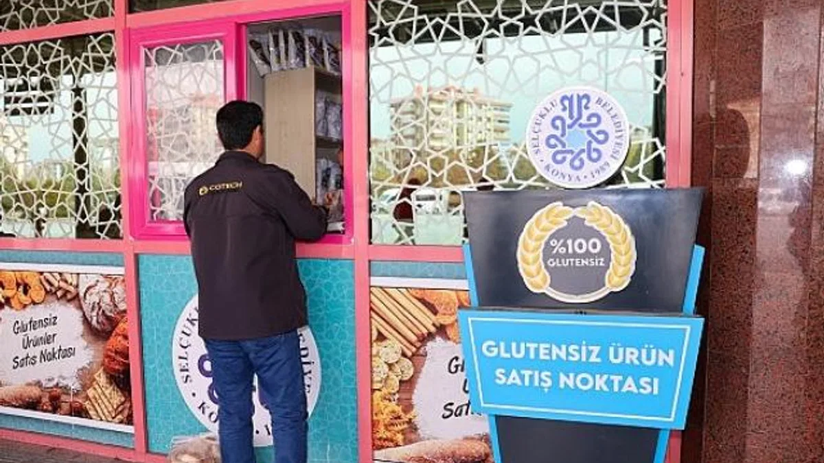 Selçuklu Belediyesi tarafından dört yıl önce faaliyete geçirilen Glütensiz Satış Noktası çölyak hastalarına hizmet vermeye devam ediyor.