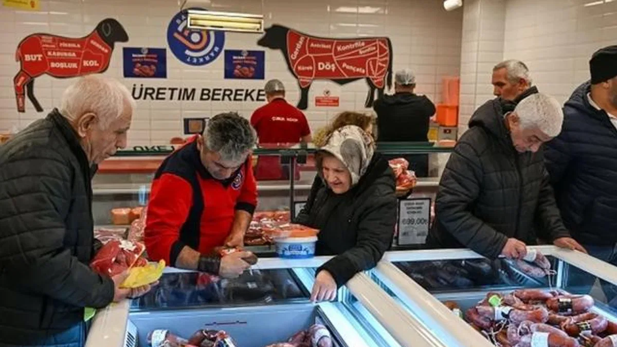 Başkent Market’te et satışı tam gaz