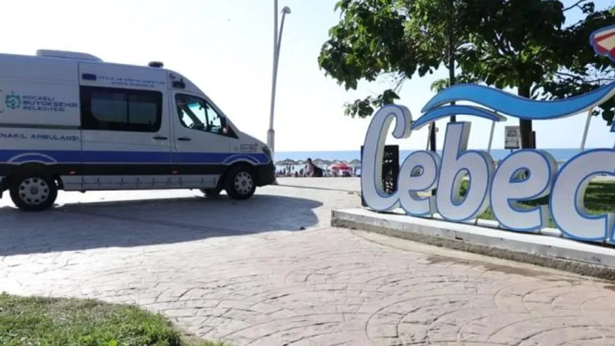 Kocaeli’de mavi ambulanslar en zor anlarda tatilcilerin yanındaydı