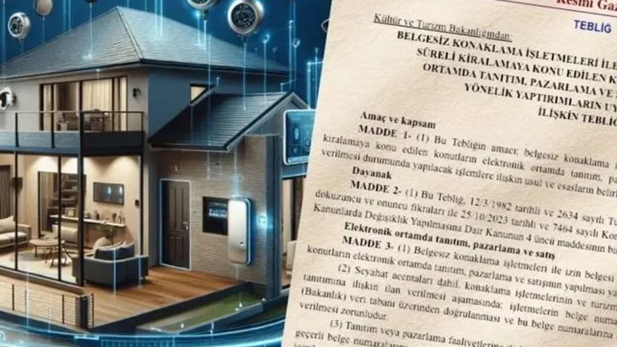 Belgesiz konaklama ve kısa süreli kiralamaya dijital denetim… Tebliği yayımlandı