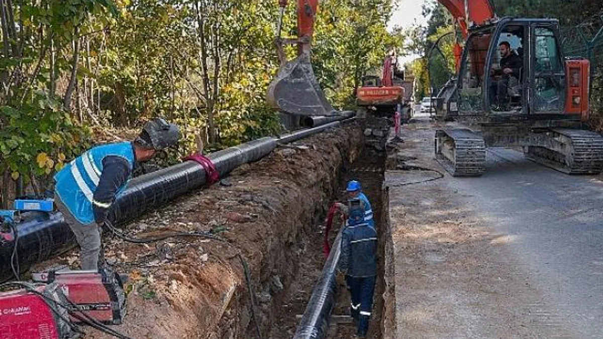 İSU, Kroman Çelik ve Sarkuysan’a Geri Kazanım Suyu Sağlayacak İletim Hattı Çalışmalarına Başladı