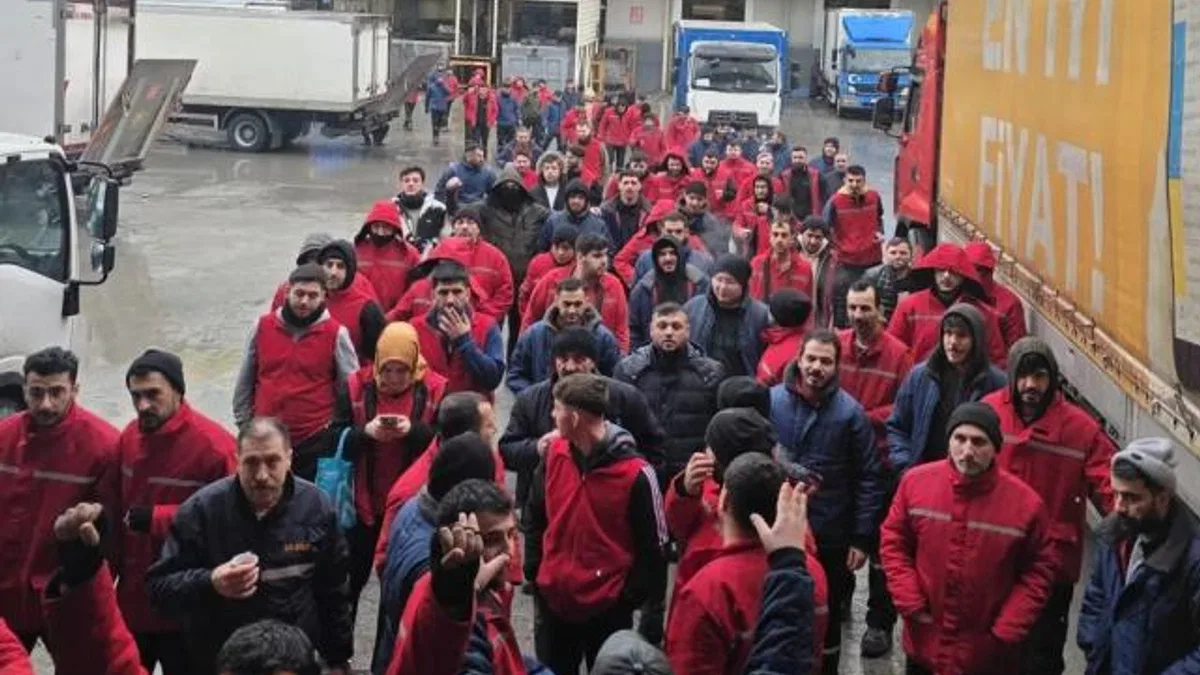 Migros depo işçileri ülke genelinde iş bıraktı!