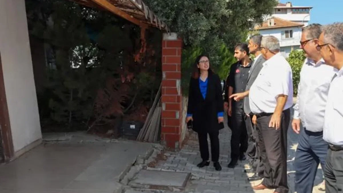 Yalova’da toprak kaymalarının yaşandığı bölgeye yerinde inceleme