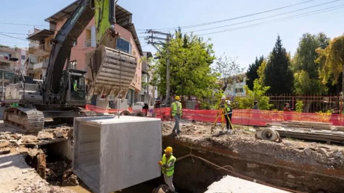İzmir’de 70 milyon liralık yatırımla taşkın riskine son
