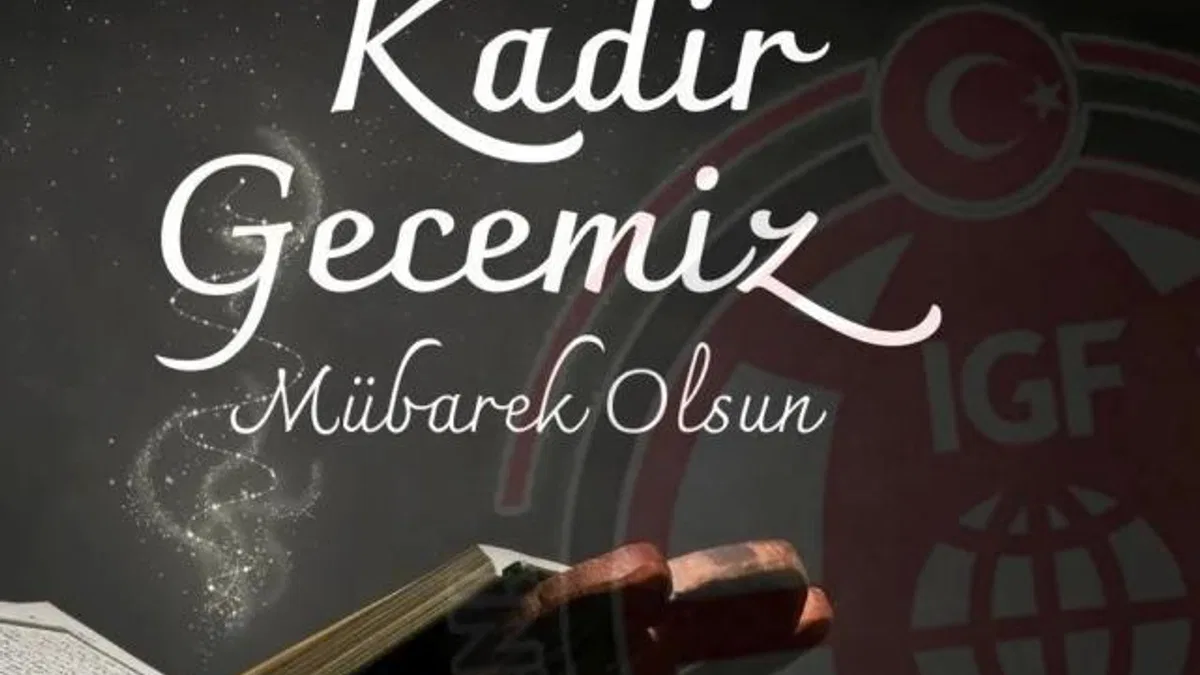 Bin aydan daha hayırlı… Kadir Gecemiz mübarek olsun