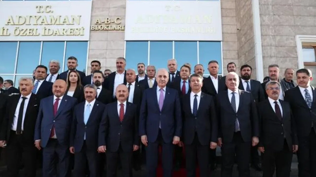 Adıyaman’da Kurtulmuş’tan Valilik ve belediye ziyareti