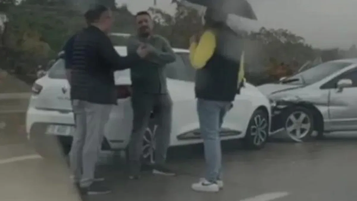Şiddetli yağmur Bursa’da trafik kazasını beraberinde getirdi