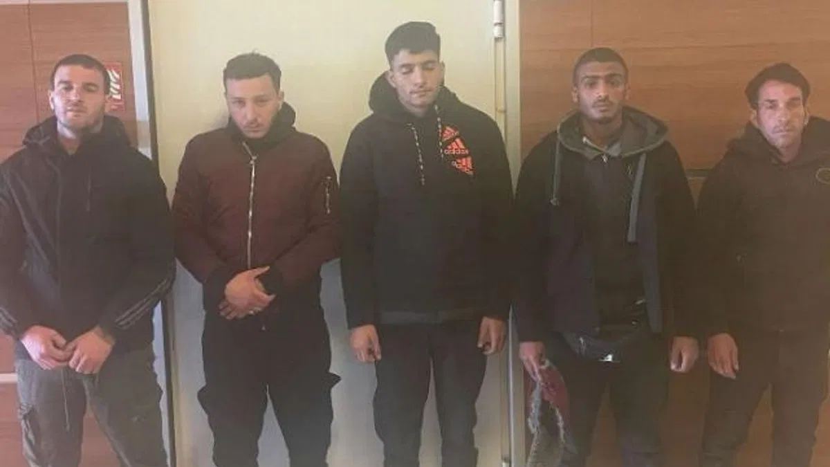 Edirne’de 5 göçmen yakalandı