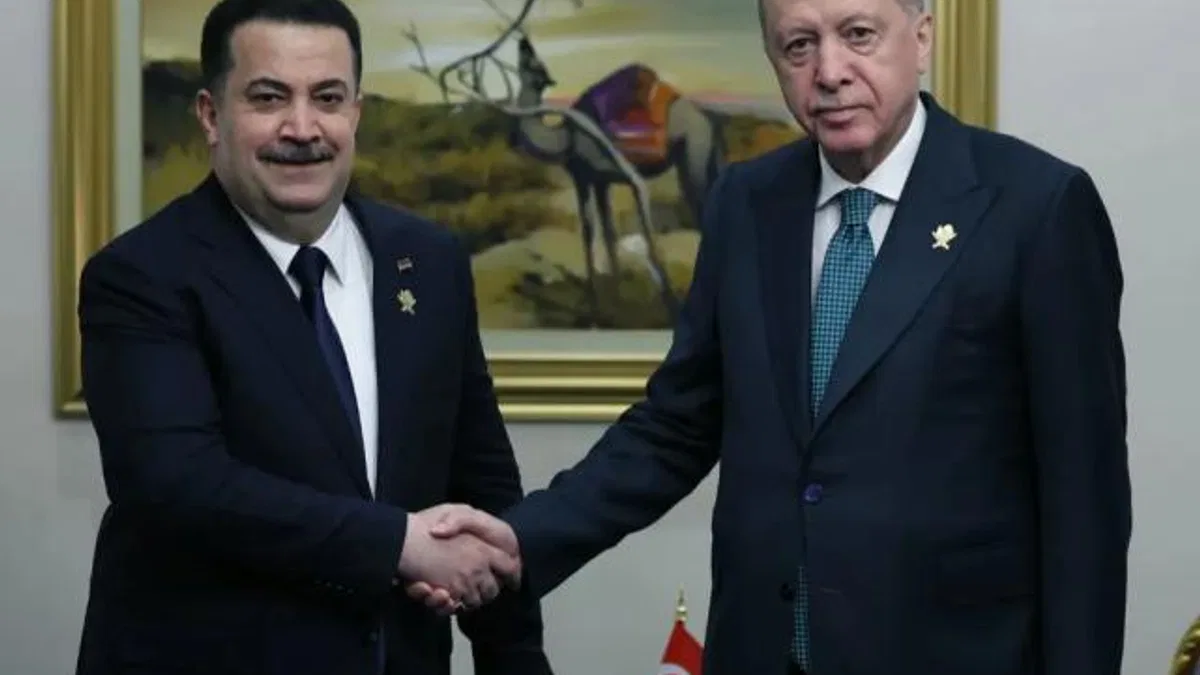 Cumhurbaşkanı Erdoğan, Katar’da Irak Başbakanı ile görüştü