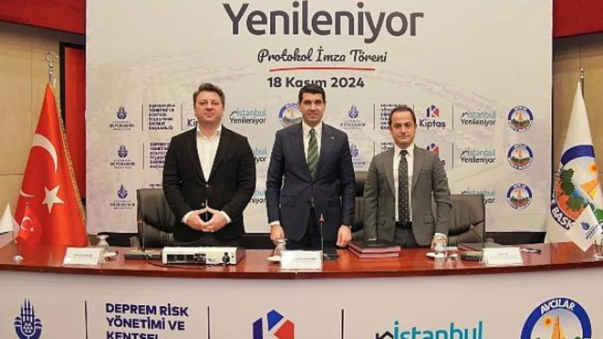 Avcılar Belediyesi ile KİPTAŞ Kentsel Dönüşüm Protokolü İmzalandı