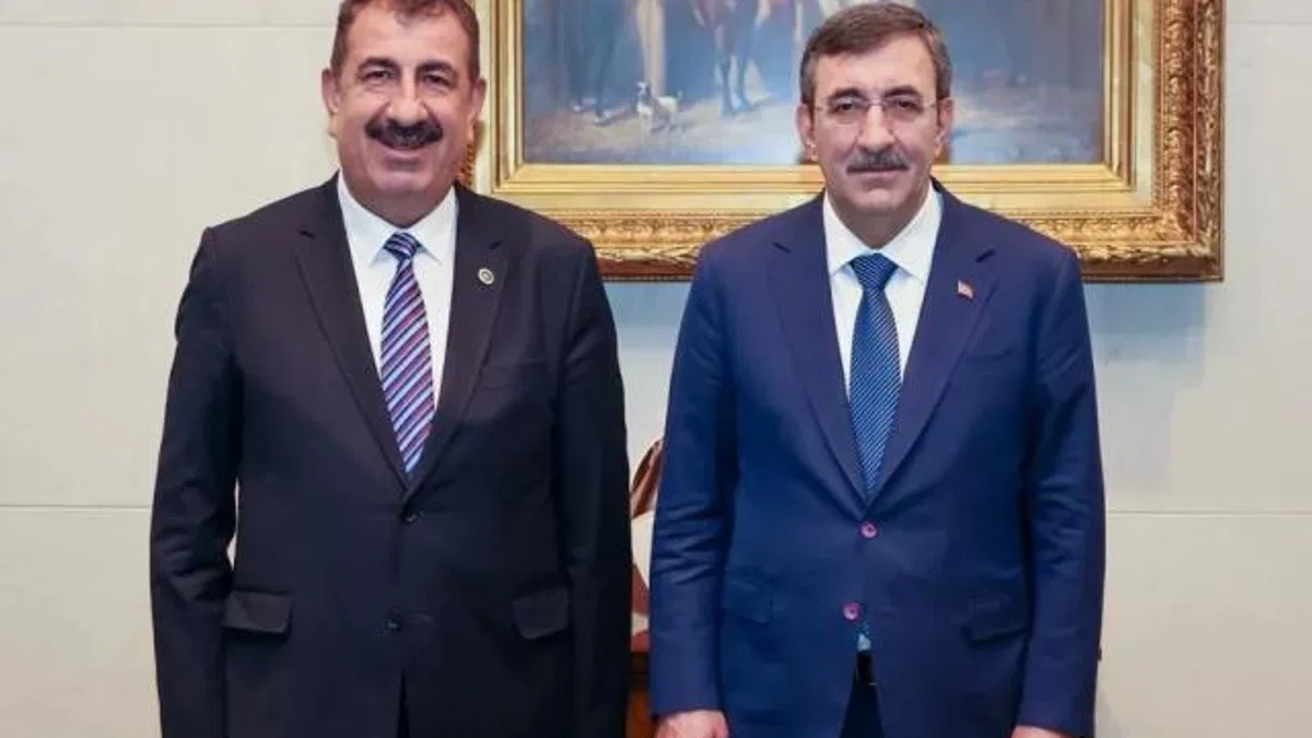 Cumhurbaşkanı Yardımcısı Yılmaz TÜRKYED’i kabul etti