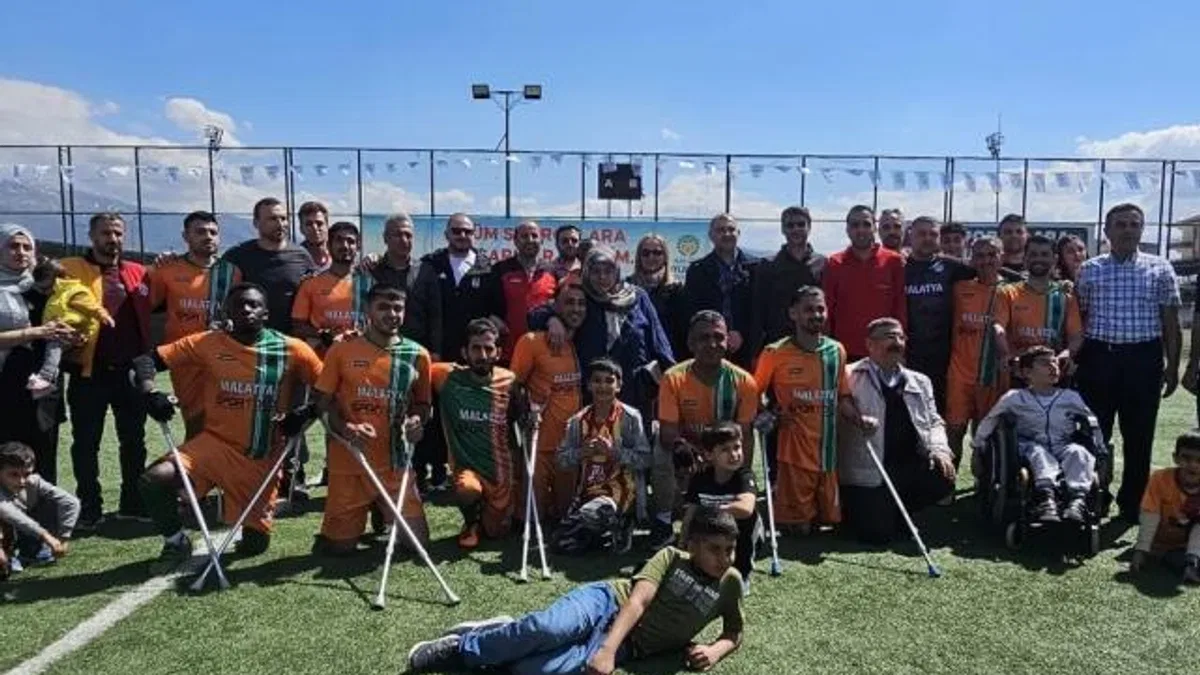 Malatya’da Ampute Futbol Takımı, Süper Lig’e yükseldi!