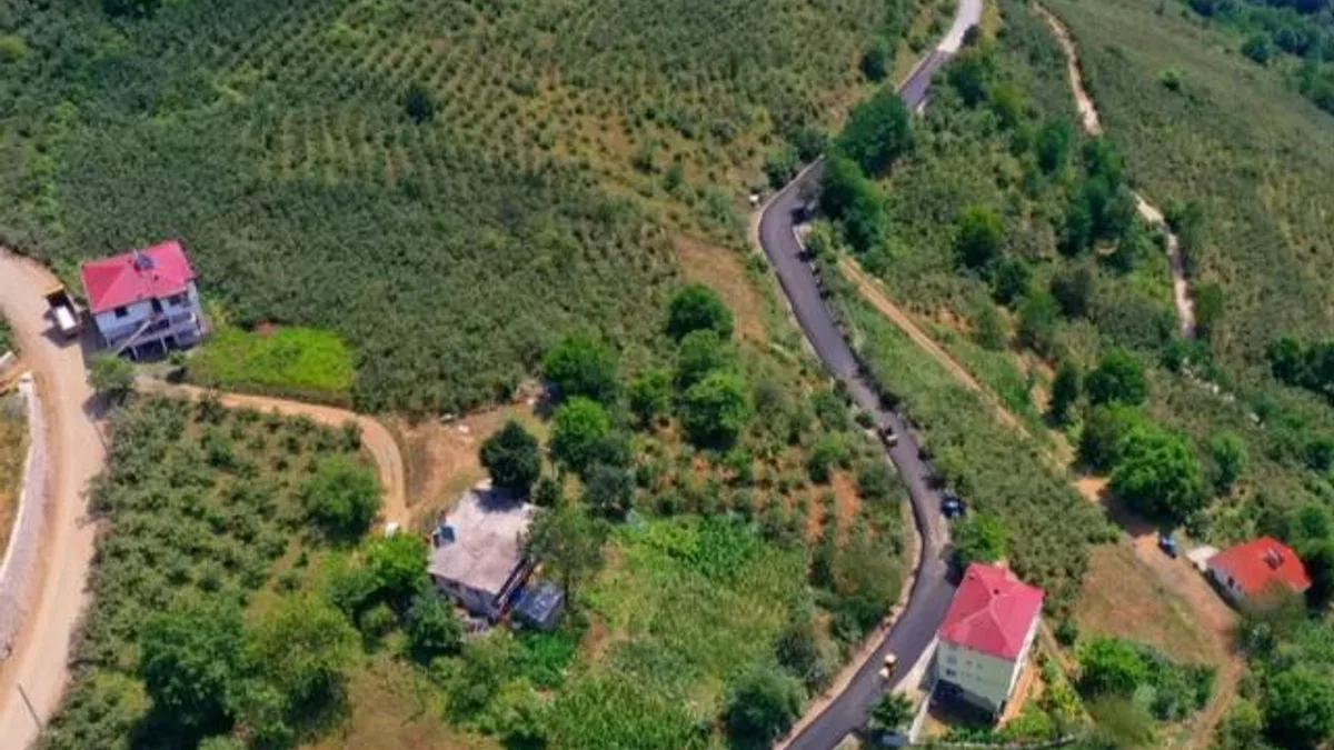 Ordu’da ulaşım konforu 2,5 kilometrelik yolla artıyor