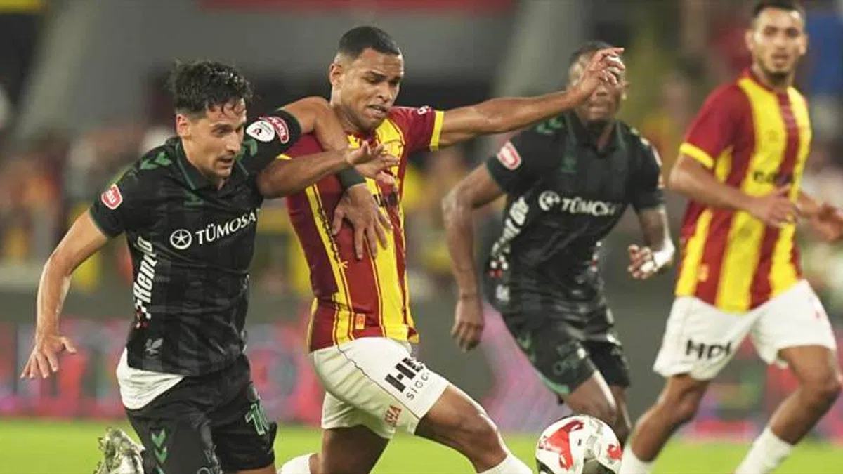 Göztepe 1-1 Tümosan Konyaspor (Maç Sonucu) Nefes kesen maçta kazanan çıkmadı!