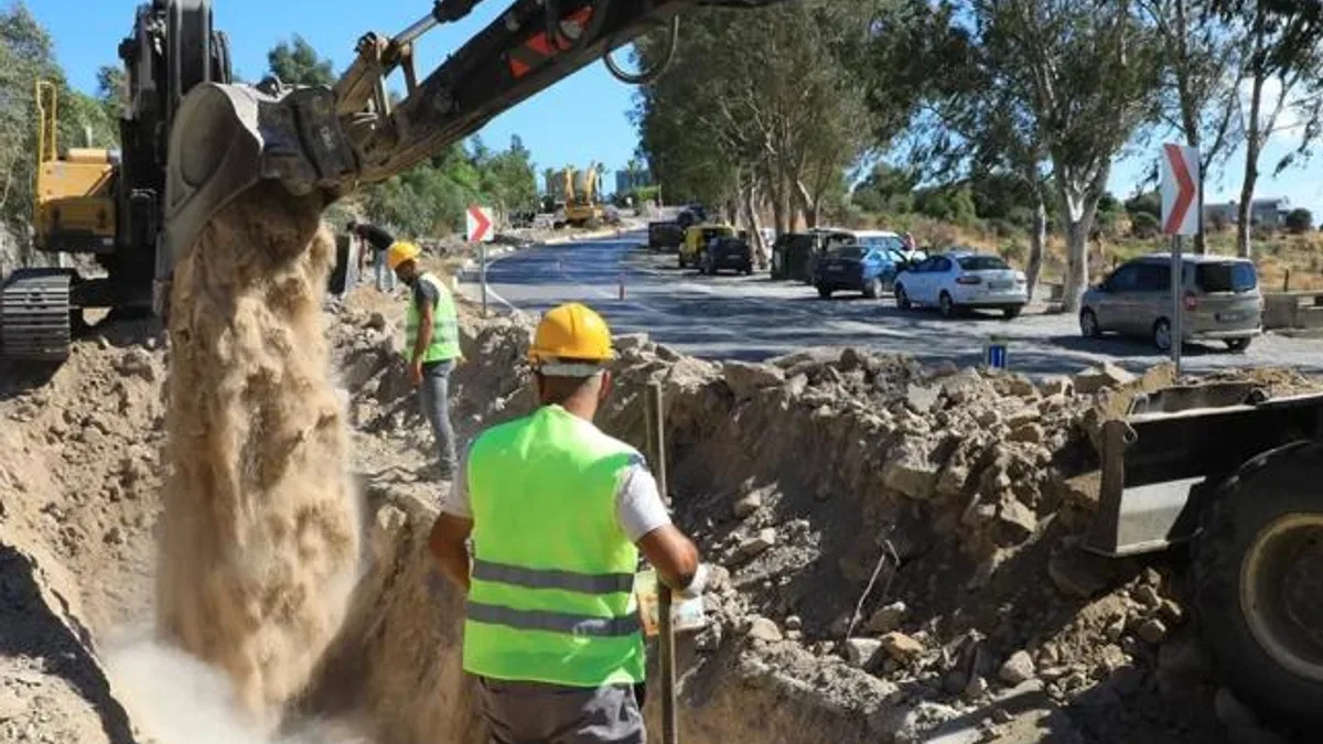 Bodrum’daki arızalı içme suyu hatları yenileniyor