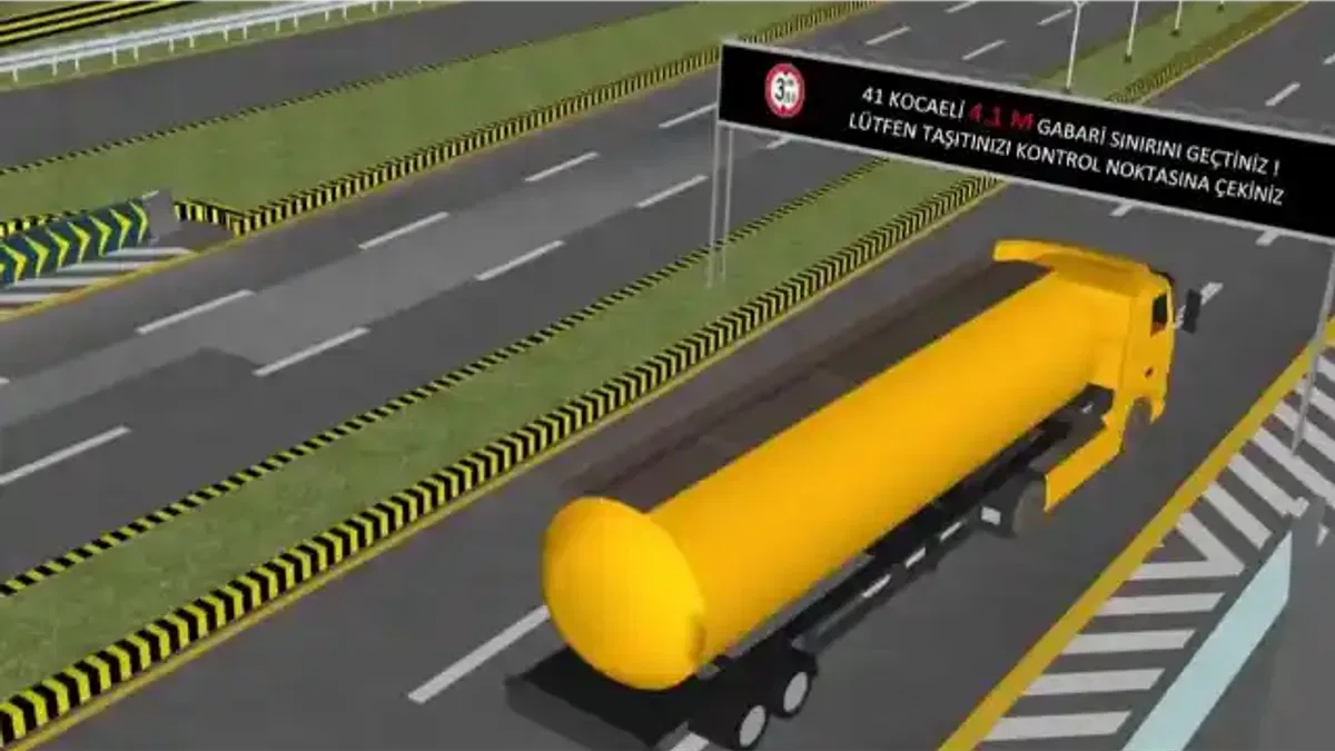 Kocaeli ağır vasıta trafiğini 7/24 izleyecek… Ağır vasıta akıllı sistemle izlenecek