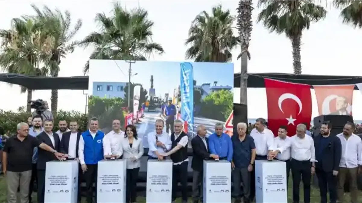 Mersin’de dev altyapı yatırımı için temel atıldı
