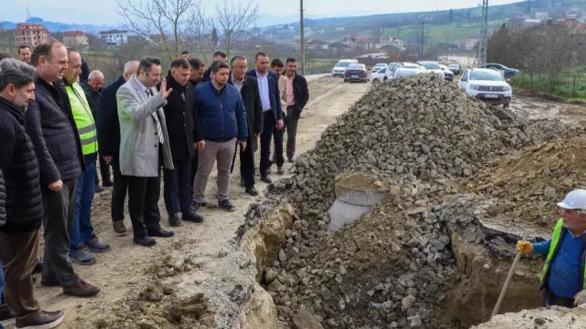 Sakarya Kaynarca’nın yeni atık su hattında sona gelindi