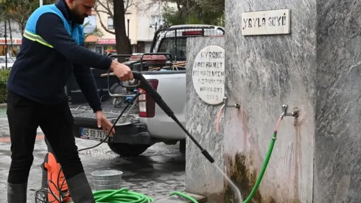 Manisa’da hayrat çeşmeleri hayat buluyor