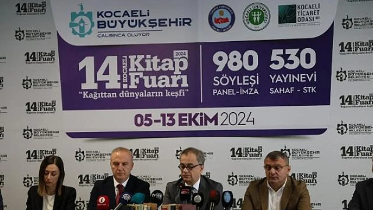Kocaeli Kitap Fuarı 14. kez kitap dostlarıyla buluşacak Hedef 1 milyon ziyaretçi