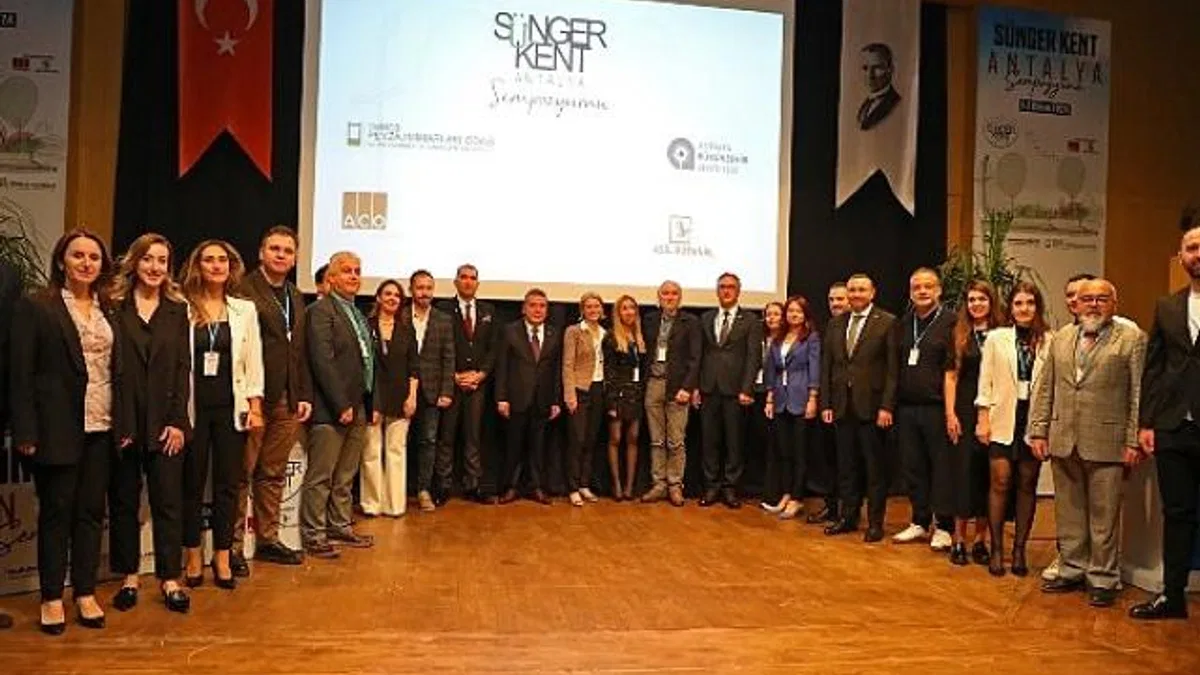 Antalya Büyükşehir’den Sünger Kent Sempozyumu