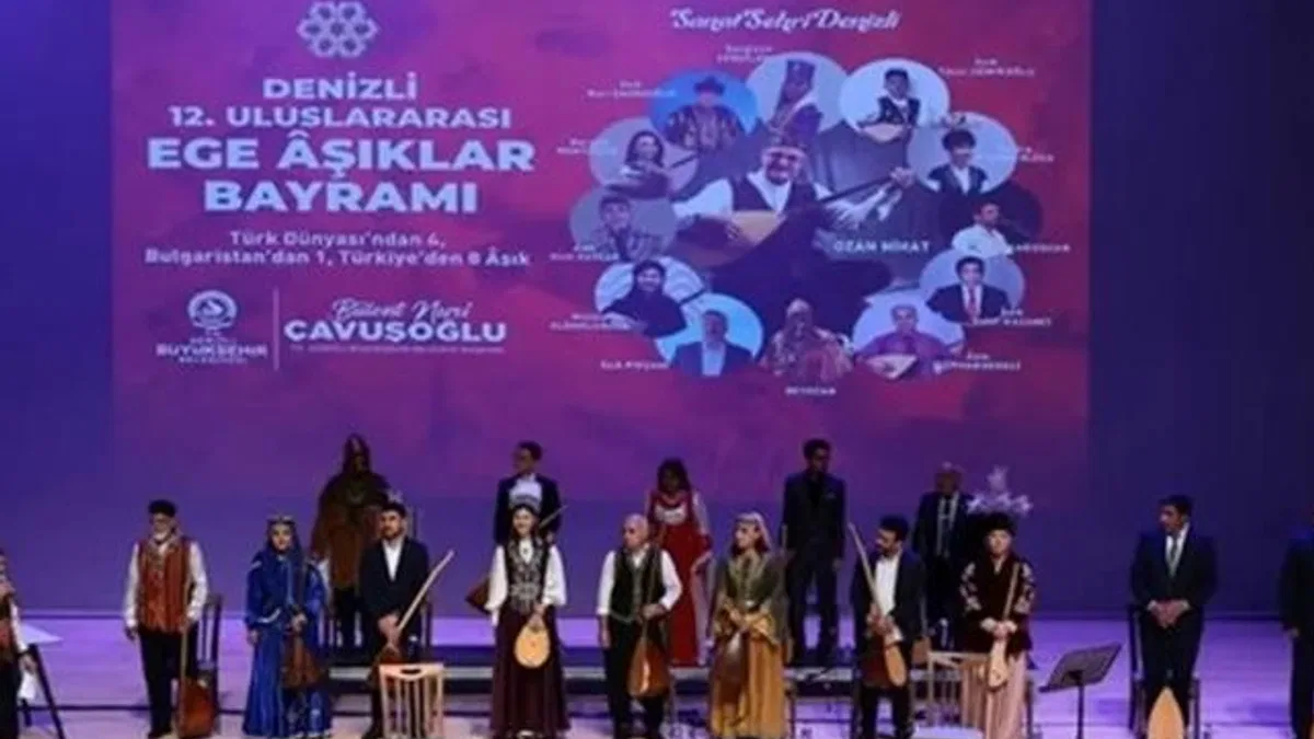 Denizli’de Aşıklar Bayramı kültür şölenine dönüştü
